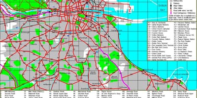 Street map Dublin