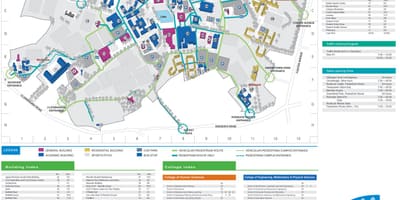 UCD Dublin kaart
